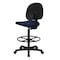 Flash Furniture Contemporary Drafting Chair, 20" L 42-3/4" H, Fabric Seat BT-659-NVY-GG - alternate 4